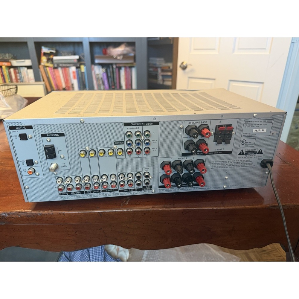 Sony STR-K9900P Home Theater Receiver Component Bundle w/ OEM Remote & Manual - Picture 4 of 7